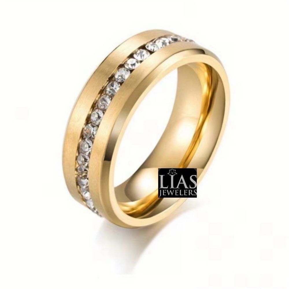 Brand New 18k Yellow Gold Wedding Ring, Men's Wedding Band
